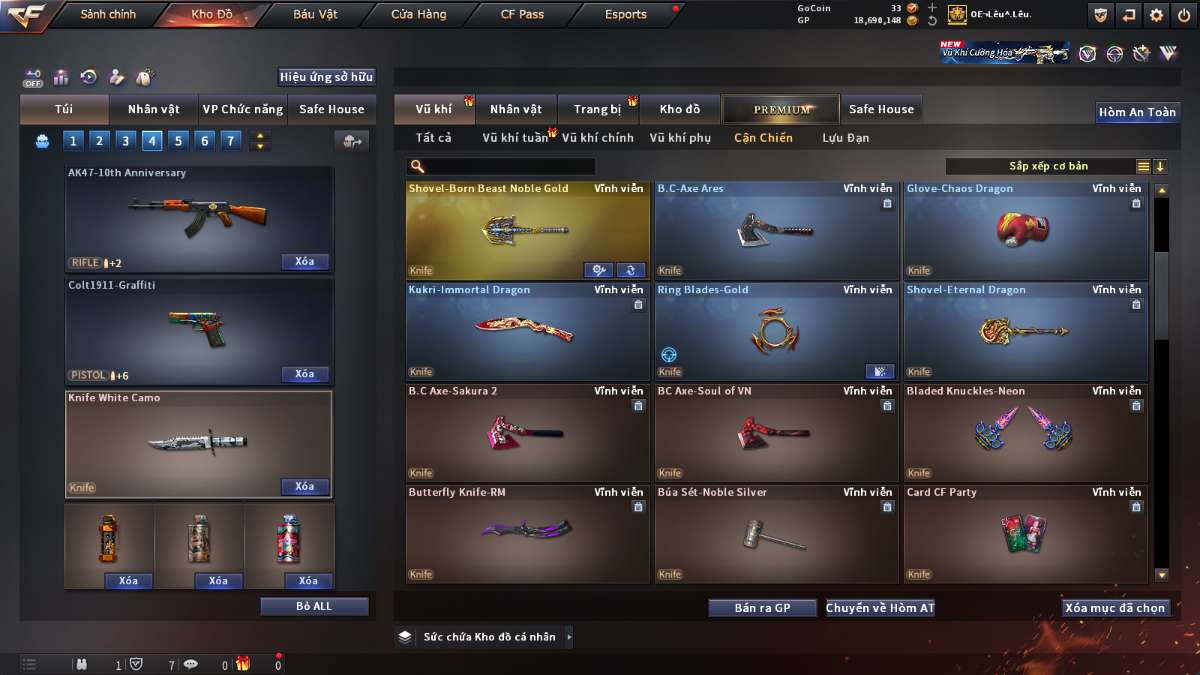 shop acc cf uy tin gia re